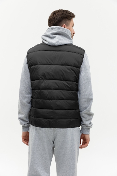 Жилет мужской STAN утепленный таффета 210T,65, 82 (Чёрный) 56/XXXL (Изображение 4)
