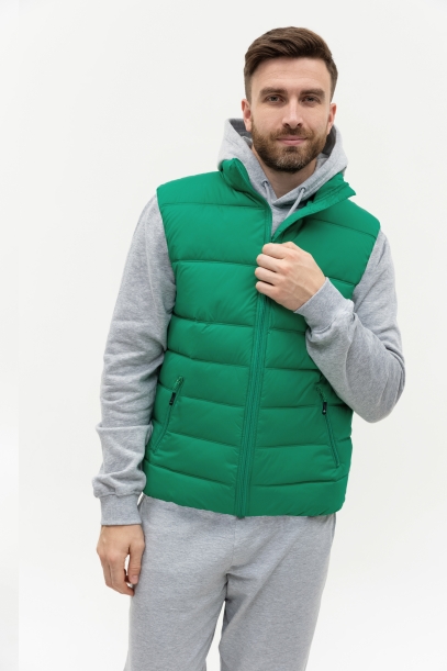 Жилет мужской STAN утепленный таффета 210T,65, 82 (Зелёный) 56/XXXL (Изображение 3)
