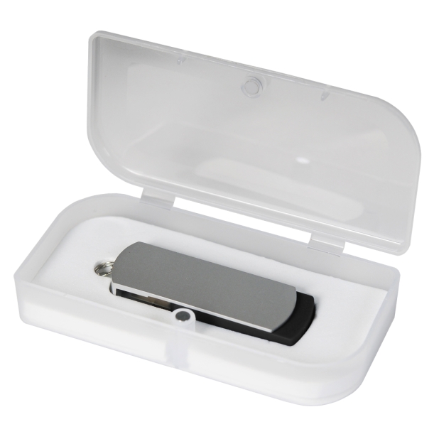 USB Флешка, Elegante, 16 Gb, черный, в подарочной упаковке (Изображение 1)