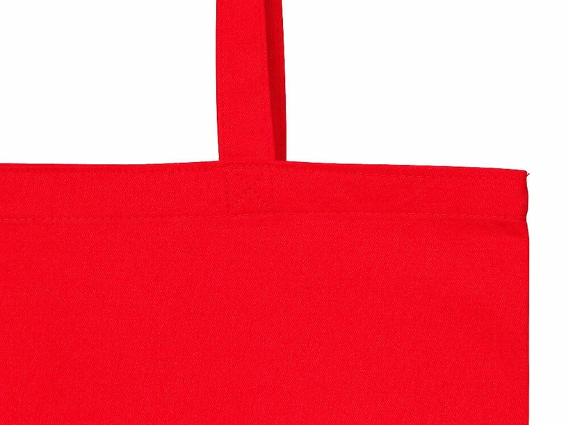 Сумка Твил из хлопка, 210 г/м2, красный (Изображение 3)