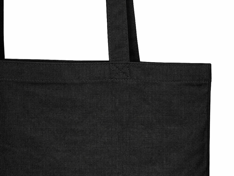 Сумка Твил из хлопка, 210 г/м2 (черный)  (Изображение 3)