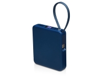 Внешний аккумулятор со встроенным кабелем USB-C Дэнси, 5000 мАч (темно-синий) 