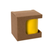 Коробка для кружек 25903, 27701, 27601, размер 11,8х9,0х10,8 см, микрогофрокартон, коричневый (Изображение 1)