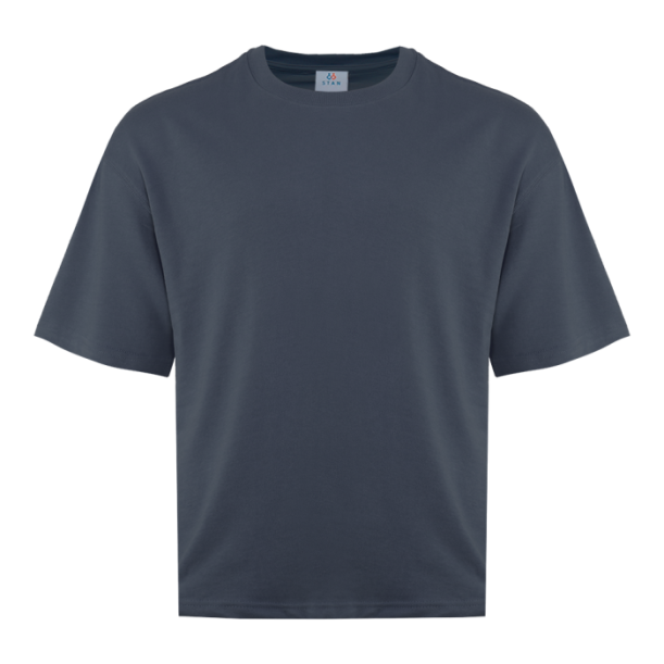 Футболка унисекс оверсайз STAN хлопок/полиэстер 260, 40 (Графит) 52/XL (Изображение 1)