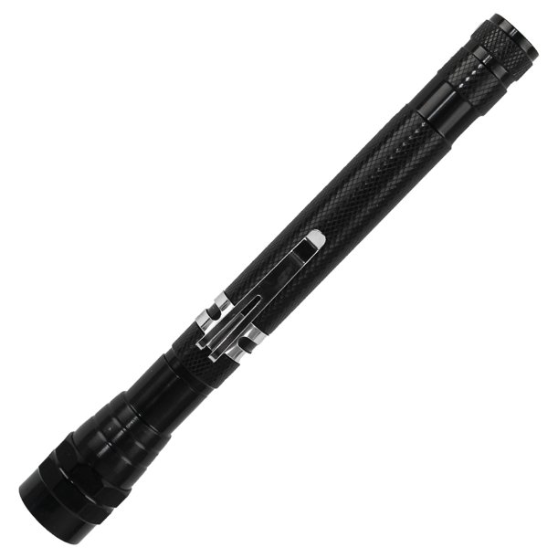 Фонарь телескопический Tools Flashlight, с магнитом, черный (Изображение 1)