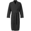 Халат вафельный Kimono, черный, размер XL/XXL (Изображение 1)