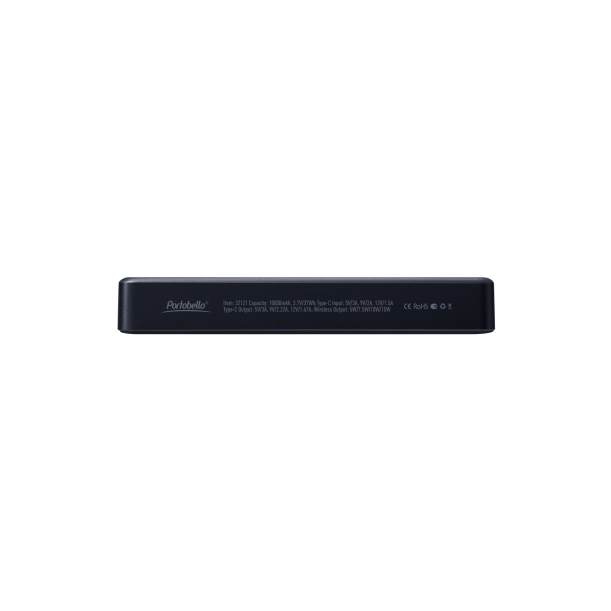 Внешний аккумулятор Atlantis PD Plus 10000mAh с функцией беспроводной зарядки 15W, синий (Изображение 5)