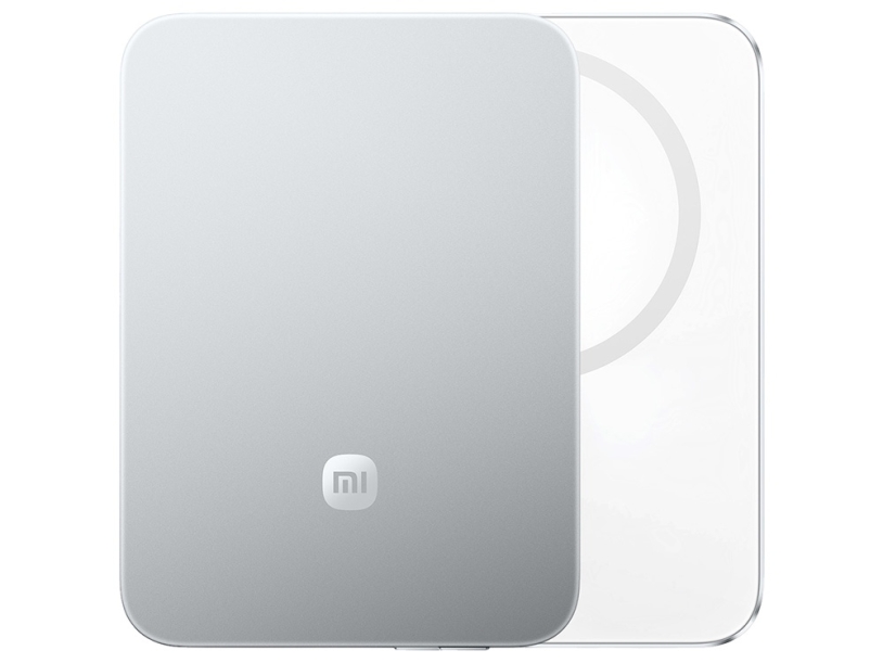Внешний аккумулятор Xiaomi UltraThin Magnetic Power Bank 15W, 5000 мАч (серебристый)  (Изображение 3)
