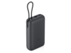 Внешний аккумулятор с встроенным кабелем Xiaomi Power Bank (Integrated Cable), 20000 мАч (темно-серый)  (Изображение 1)
