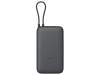 Внешний аккумулятор с встроенным кабелем Xiaomi Power Bank (Integrated Cable), 20000 мАч (темно-серый)  (Изображение 3)