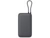 Внешний аккумулятор с встроенным кабелем Xiaomi Power Bank (Integrated Cable), 20000 мАч (темно-серый)  (Изображение 4)