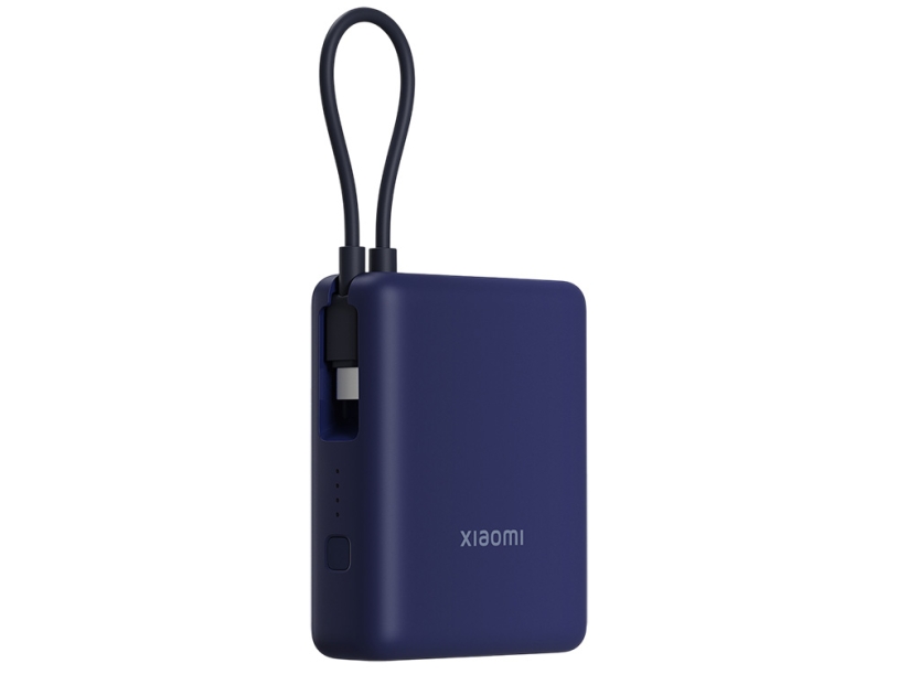 Внешний аккумулятор со встроенным кабелем Xiaomi 33W Power Bank (Integrated Cable), 10000 мАч (синий)  (Изображение 2)