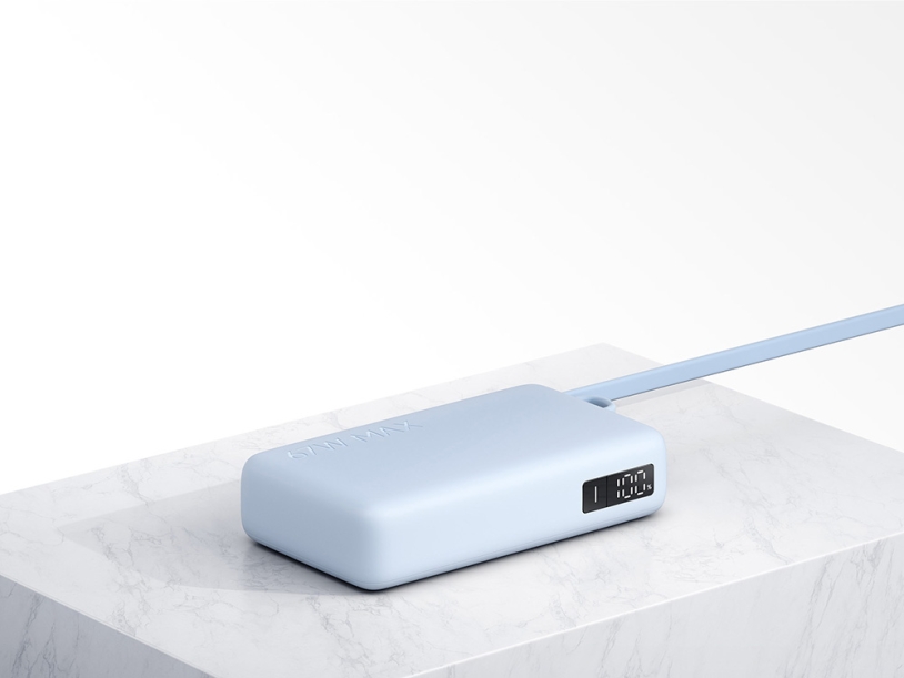 Внешний аккумулятор со встроенным кабелем Xiaomi 67W Power Bank (Integrated Cable), 10000 мАч (голубой)  (Изображение 5)