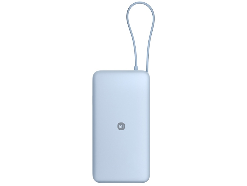 Внешний аккумулятор со встроенным кабелем Xiaomi 67W Power Bank (Integrated Cable), 20000 мАч (голубой)  (Изображение 3)