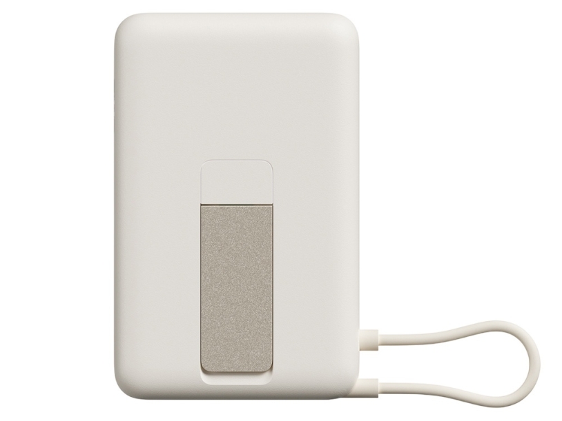 Внешний аккумулятор Xiaomi Magnetic Power Bank with Built-in Stand, 10000 мАч (бежевый)  (Изображение 2)