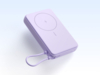 Внешний аккумулятор Xiaomi Magnetic Power Bank with Built-in Stand, 10000 мАч (фиолетовый)  (Изображение 7)