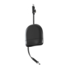 Кабель Xoopar ICE-R с ретрактором 2 в 1, разъёмы USB-C и Lightning, 60 Вт (Изображение 1)