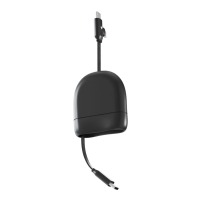 Кабель Xoopar ICE-R с ретрактором 2 в 1, разъёмы USB-C и Lightning, 60 Вт