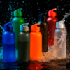 Бутылка для воды LIQUID 2, 550мл. матовая, оранжевая, пластик (Изображение 6)
