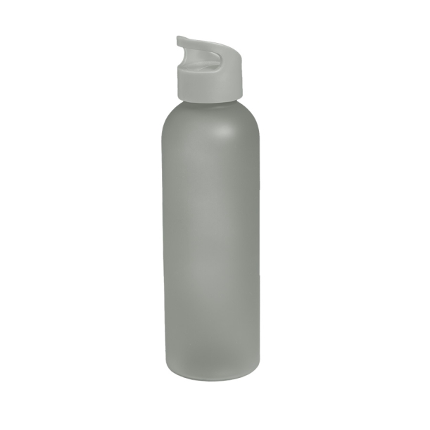 Бутылка для воды LIQUID 2, 550мл. матовая, серая, пластик (Изображение 1)