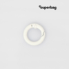 Карабин-кольцо Ring для обвеса, d=2см (белый) (Изображение 1)