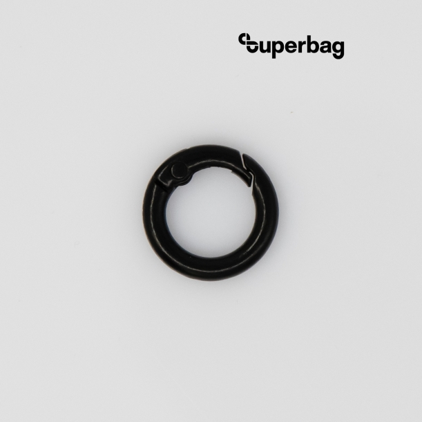 Карабин-кольцо Ring для обвеса, d=2см (черный) (Изображение 1)