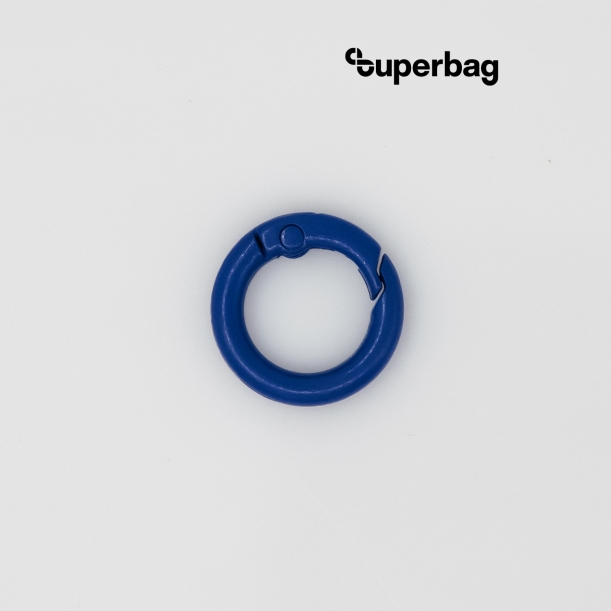 Карабин-кольцо Ring для обвеса, d=2см (синий) (Изображение 1)