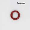 Карабин-кольцо Ring для обвеса, d=2см (красный) (Изображение 1)