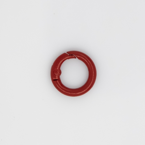Карабин-кольцо Ring для обвеса, d=2см (красный) (Изображение 2)