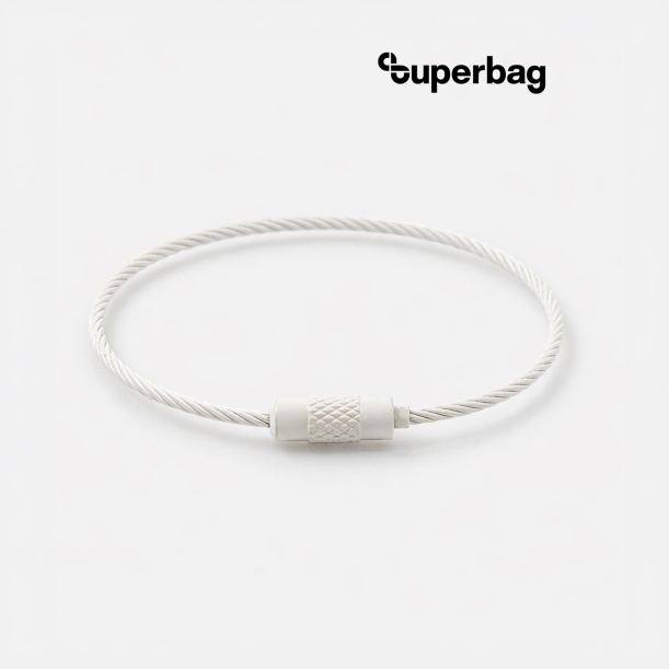 Тросик-кольцо Ring для обвеса, 15см (белый) (Изображение 1)