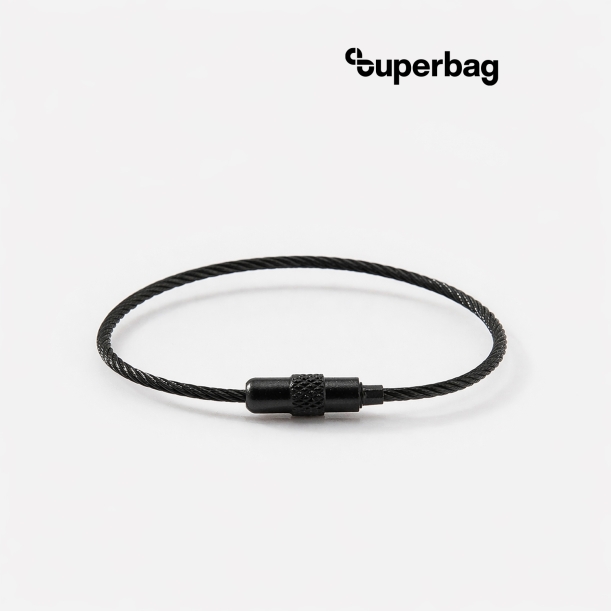Тросик-кольцо Ring для обвеса, 15см (черный) (Изображение 1)