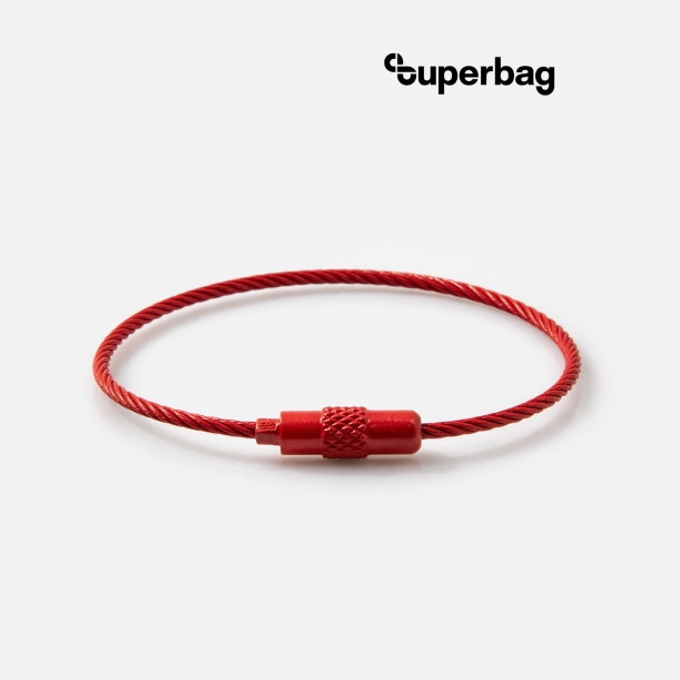 Тросик-кольцо Ring для обвеса, 15см (красный) (Изображение 1)