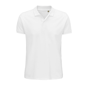 Рубашка поло мужская PLANET MEN, белый, M, 100% органический хлопок, 170 г/м2
