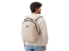 Рюкзак Sofit для ноутбука 14'' из экокожи (бежевый)  (Изображение 15)