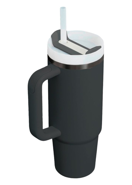 Термокружка Quencher H2.0 1180 с трубочкой, серая (Изображение 2)