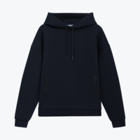 Худи релакс унисекс Баланс, с начесом, синий, размер 3XL/4XL