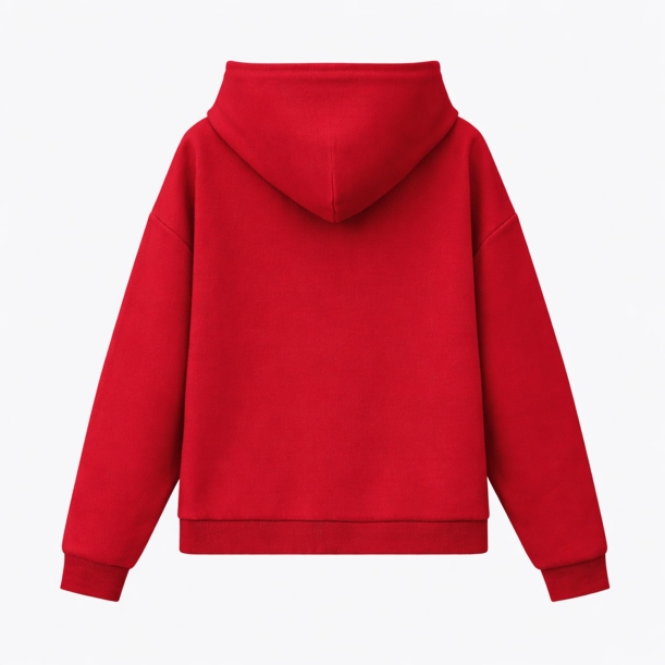 Худи релакс унисекс Баланс, с начесом, красный, размер 3XL/4XL (Изображение 2)
