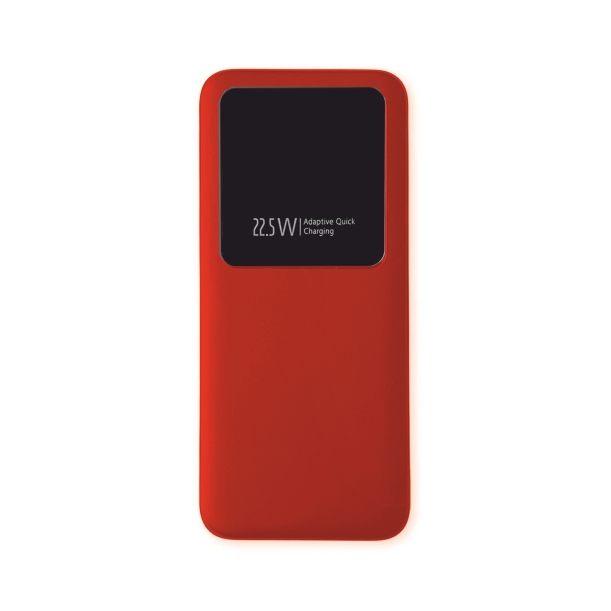 Внешний аккумулятор Kris soft touch 10000mAh (Красный) (Изображение 1)