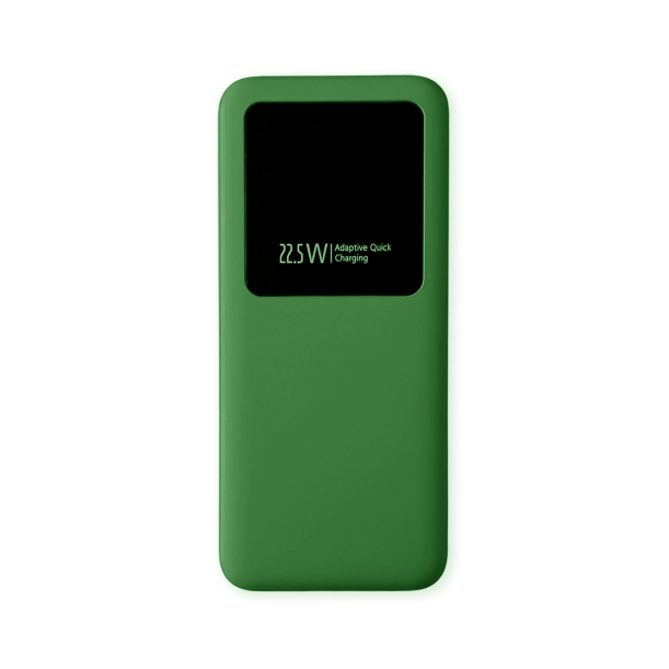Внешний аккумулятор Kris soft touch 10000mAh (Зелёный) (Изображение 1)
