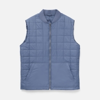 Жилет унисекс Warmbridge, синий (джинс), размер 4XL