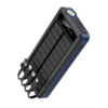 Внешний аккумулятор Xyron с солнечной панелью, 10000 mAh, синий (Изображение 1)