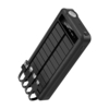 Внешний аккумулятор Xyron с солнечной панелью, 10000 mAh, черный (Изображение 1)