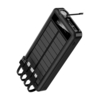 Внешний аккумулятор Xyron с солнечной панелью, 10000 mAh, черный (Изображение 2)