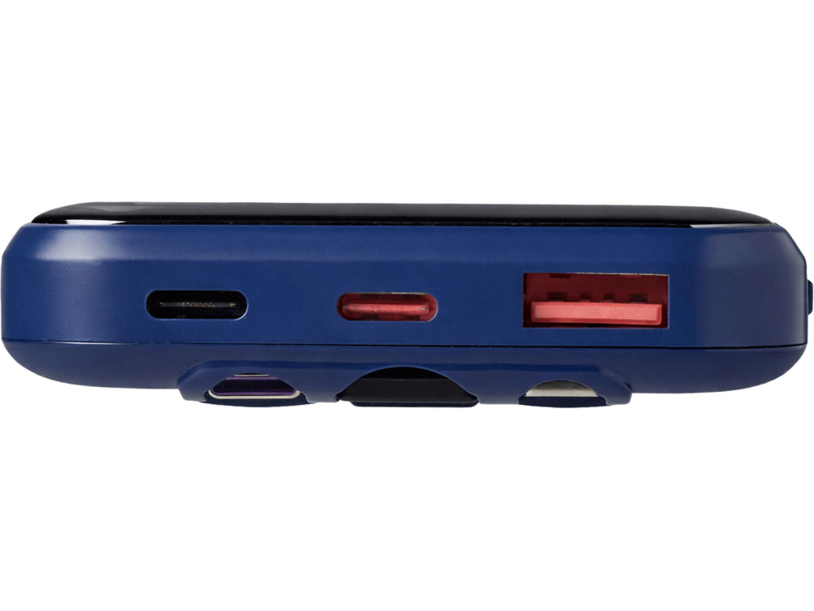 Внешний беспроводной аккумулятор c QC/PD Арти, 10000 mAh, темно-синий (Изображение 2)