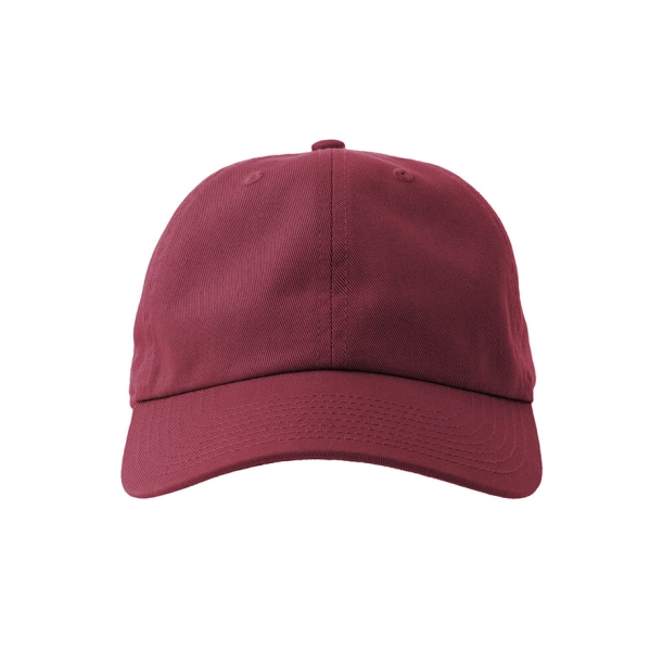 Бейсболка "DAD HAT-S", 6 клиньев, металлическая застежка, бордовый, 100% хлопок, 270 г/м2 (Изображение 9)