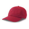 Бейсболка "DAD HAT-S", 6 клиньев, металлическая застежка, красный, 100% хлопок, 270 г/м2 (Изображение 1)