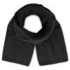 Шарф вязаный  двойной "WIND SCARF-S", черный,100% переработанный полиэстер (Изображение 1)