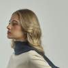 Шарф вязаный  двойной "WIND SCARF-S", черный,100% переработанный полиэстер (Изображение 3)