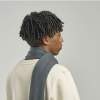 Шарф вязаный  двойной "WIND SCARF-S", черный,100% переработанный полиэстер (Изображение 5)