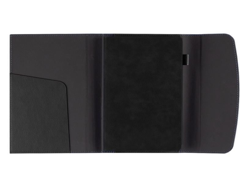 Набор подарочный Solution Prestige Quadro ( ежедневник в суперобложке, кошелек, внешний аккумулятор, ручка), черный (Изображение 6)